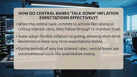 How Do Central Banks 