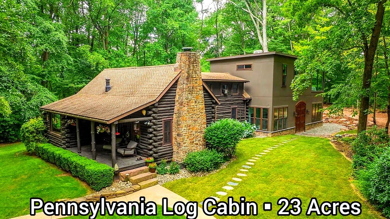Pennsylvania Log Cabins For Sale | 23+ Acres | Pennsylvania Land For Sale | Luxury Cabins With Land