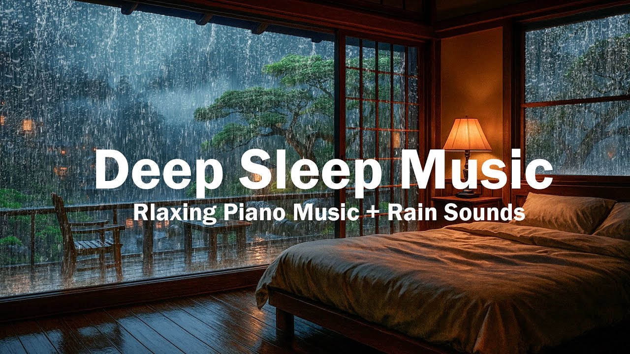 Relaxing Piano Music & Rain Sounds | Relaxing Sleep Music for Deep ...