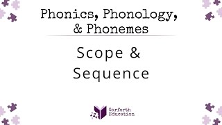 Scope and Sequence