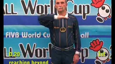 D20 reaching beyond the net