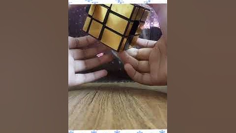 donut🍩🍩 pattern in mirror cube 😮😮#woc #shorts