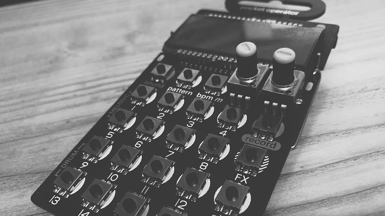 First lo-fi beat with the PO-33 (Teenage Engineering)