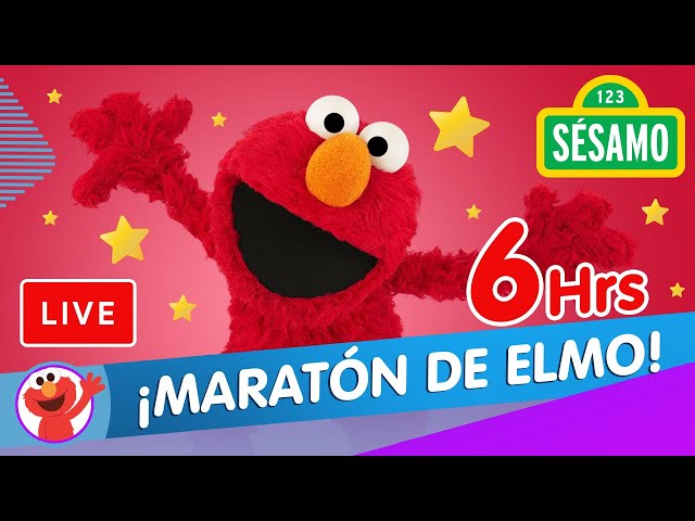 Plaza Sésamo: ¡Maratón de episodios de Elmo! | Live class=