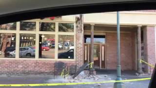 Cheeburger Cheeburger building Wednesday morning before collapse (Brian Chaney)