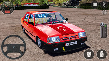 Modifiyeli Kırmızı Tofaş Doğan Araba Sürüş Oyunu - Doğan Simülatör 2 - Android GamePlay