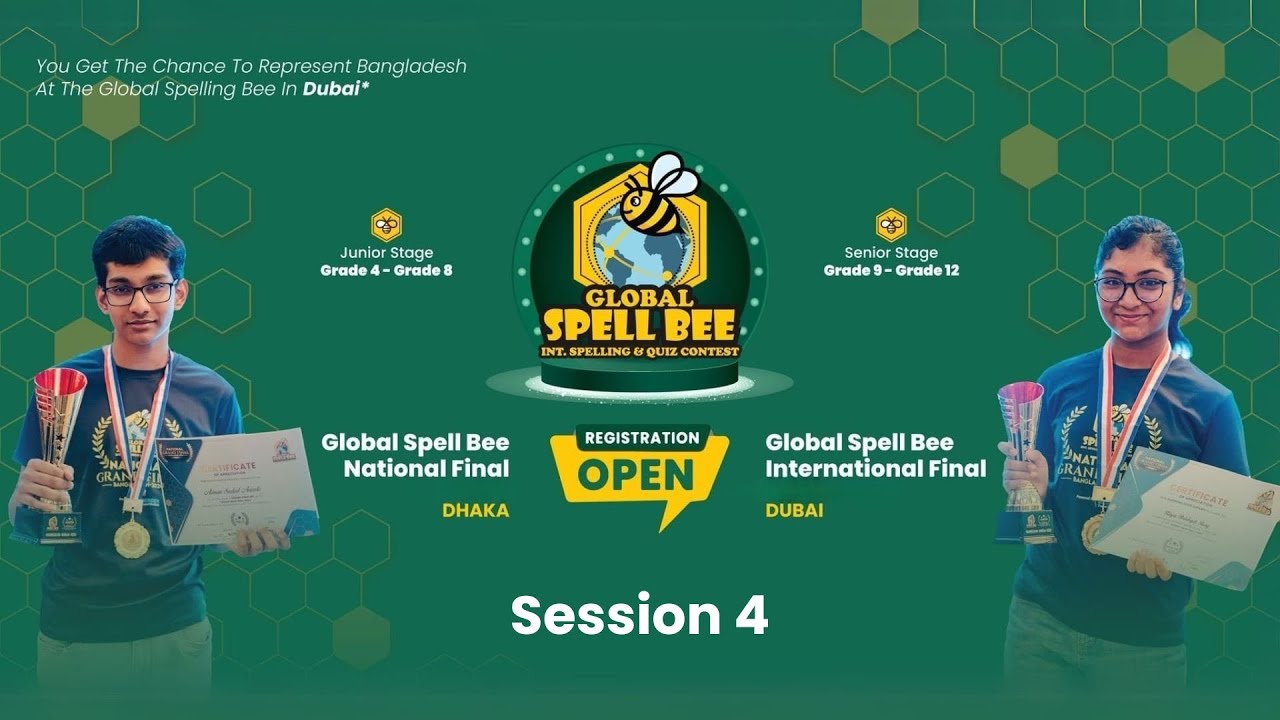 Session 4: Written Round Global Spell Bee 2025 Final Round