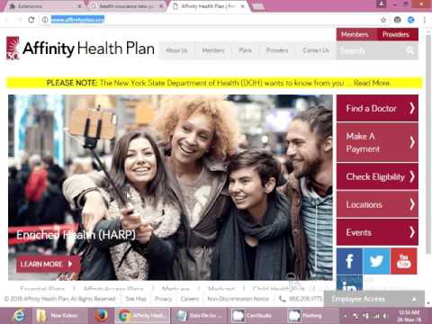 Affinity health plan