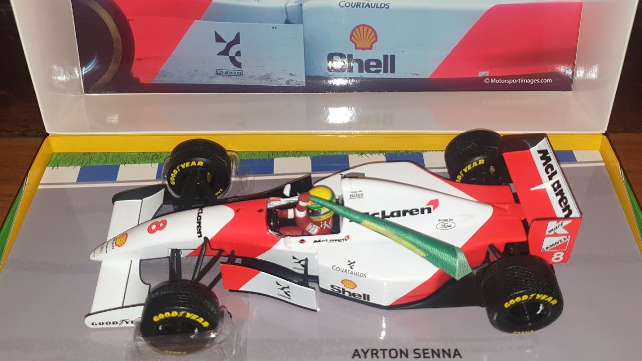 1/18 Ayrton Senna 1993 Europe GP Donington Park- Win- Mclaren MP4