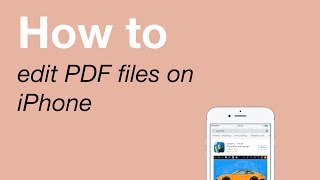 This video shows you how to edit pdf files on your iphone. apps used:
https://itunes.apple.com/us/app/graphic-vector-illustration-and-design/id1037960018?mt=8