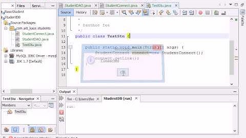 Java JDBC MySQL tutorial