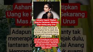 Ashanty Kapok Titipkan Uang ke Karyawan: Sekarang Mas Anang yang Urus #ashanty #shorts