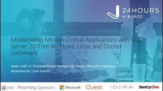 Mission Critical Apps with SQL Server 2017 | Marko Hotti | Cross-Platform SQL Server Management