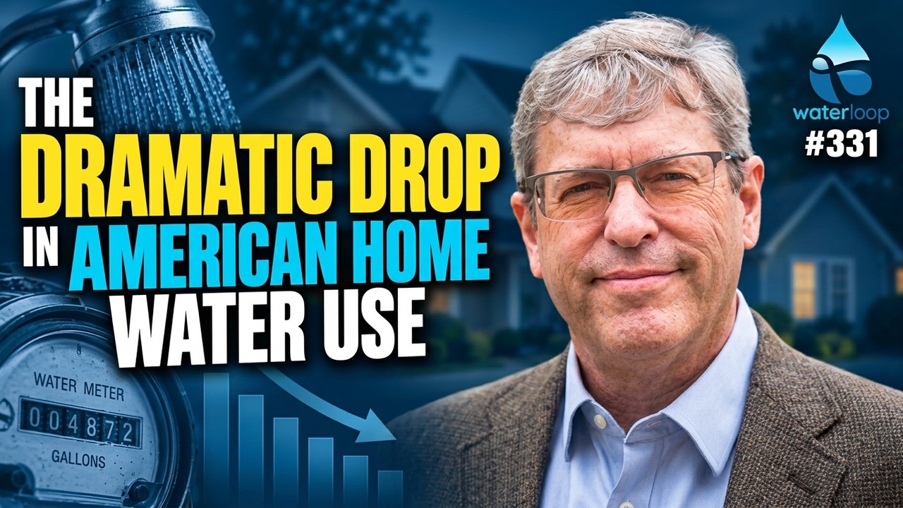 The Dramatic Drop In American Home Water Use