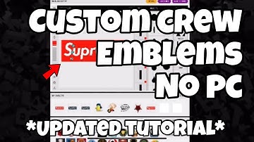 How To Get Custom Crew Emblems In GTA Online, (NO PC REQUIRED) Updated Tutorial