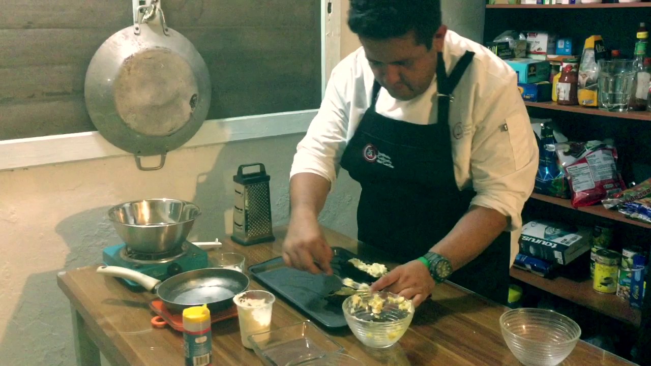 Plantain stuffed dried peppers