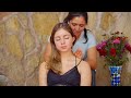 Esperanzas asmr energy healing  relaxation massage with soft whispering to aid sleep