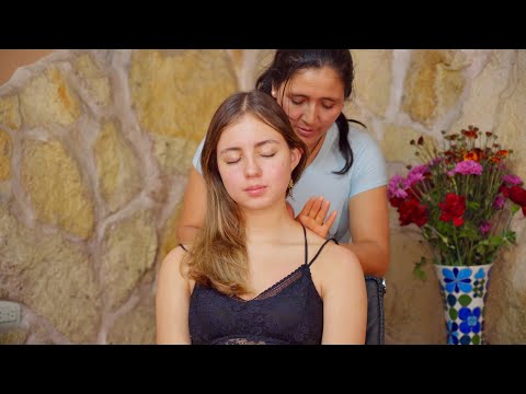 Esperanza's ASMR energy healing & relaxation massage with soft whispering to aid sleep