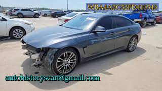 WBA4A5C52FD410543 Bmw 428 2015