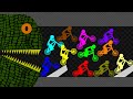 Survival stickman bicycle race monster snake