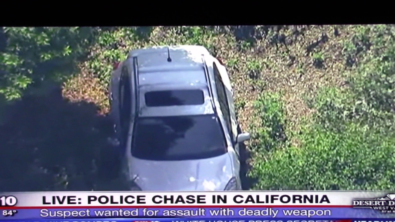 Police Chase In Los Angeles ends in big crash - YouTube
