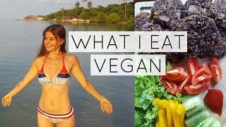 WHAT I EAT IN A DAY VEGAN + 3 RECIPES | Easy + Healthy