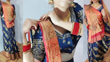 sidha pallu saree kaise pahane new style | how to wear Gujarati style saree
