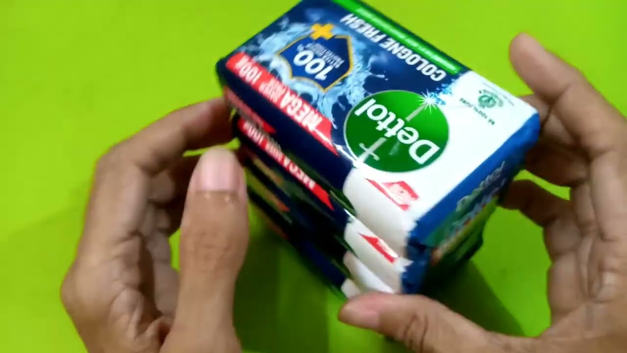 Dettol Cologne Fresh Mega Pack | Best Dettol Soap For Bath | Bath Soap For Germs Defense