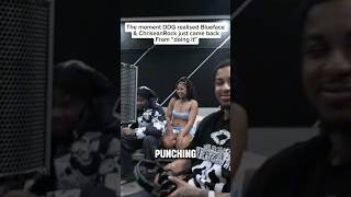 The moment DDG realised that blueface and ChriseanRock just came back from doing the deed