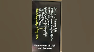 Phenomena of Light | #study #shorts #dispersionoflight #refraction #light #star #twinkling #physics