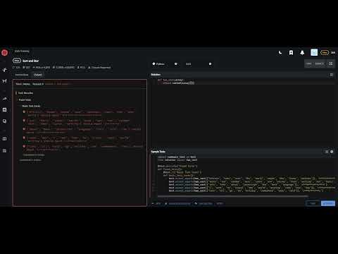codewars python Sort and Star