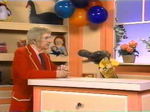 Captain Kangaroo with Mr. Moose and Bunny Rabbit