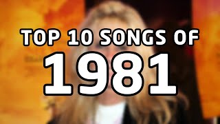 Video thumbnail of "Top 10 songs of 1981"