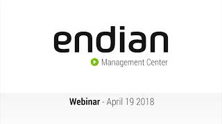 Endian Management Center Webinar - english
