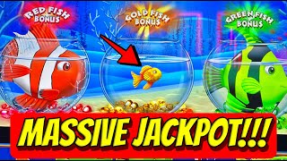 BIGGEST JACKPOT HANDPAY EVER!!! on Goldfish screenshot 1