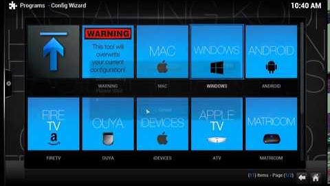 hub wizard addon for kodi