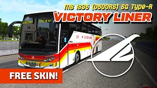 Mod Bussid: JB3-MB 1836 0 500RS | SG Type R | Victory Liner | Typhoon JIN Ep 32 screenshot 4