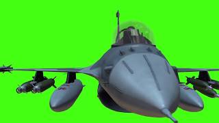 Fighter Jet Green Screen Effect Video