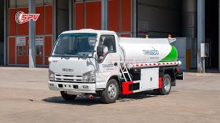 4,000 Litres Fuel Tank Truck ISUZU Testing Vedio Isuzu Npr Fuel Tank Capacity In Litres