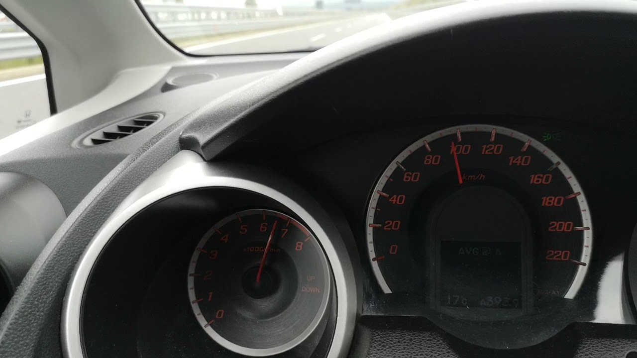 2009 Honda Jazz 1.2 90cv Top Speed YouTube