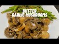 Butter Garlic Mushrooms #shorts