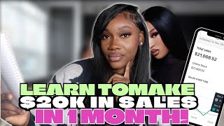 $2K TO $20K IN SALES IN 3 MONTHS 💰🤯 HOW I DID IT