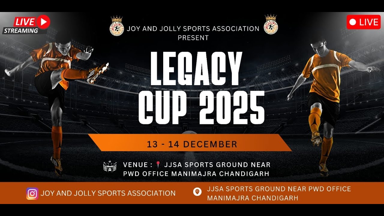 Joy and jolly Sports association present legacy cup 2025 live