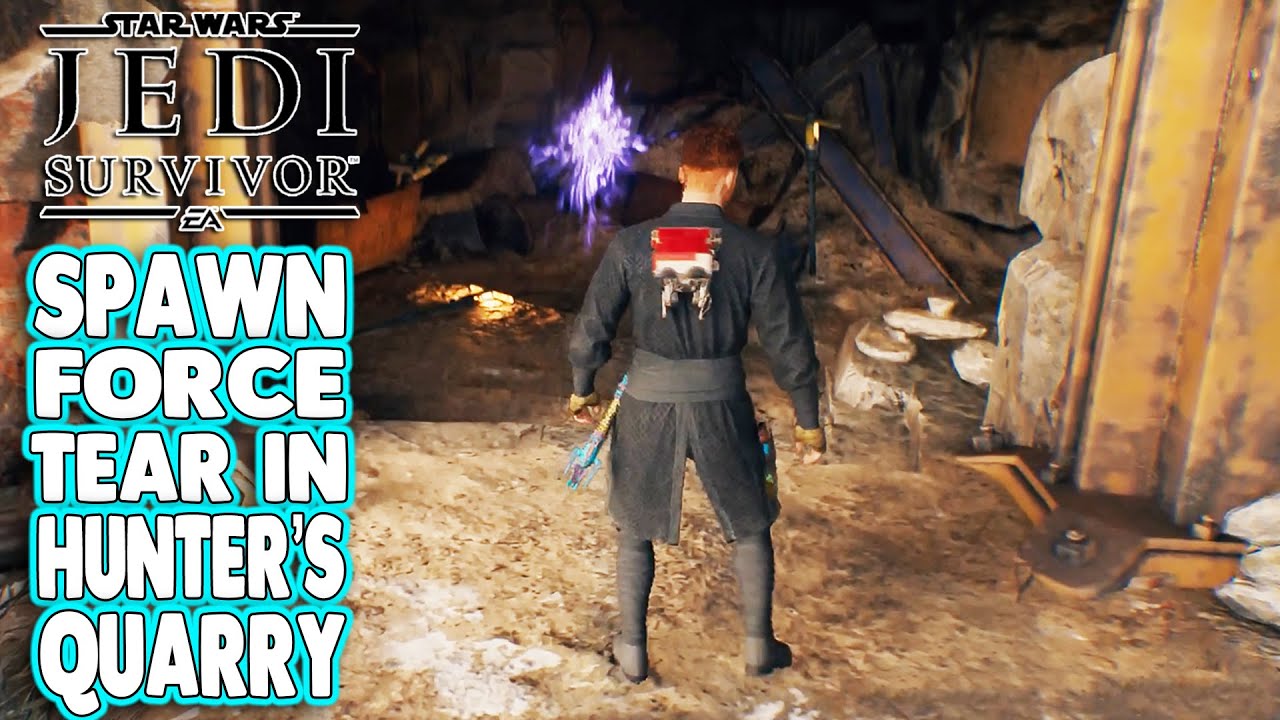 Star Wars : Jedi Survivor - HOW TO SPAWN THE FORCE TEAR IN HUNTER'S QUARRY