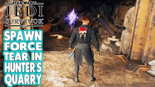 Star Wars : Jedi Survivor - HOW TO SPAWN THE FORCE TEAR IN HUNTER'S QUARRY