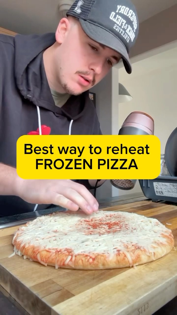 Best way to reheat FROZEN PIZZA