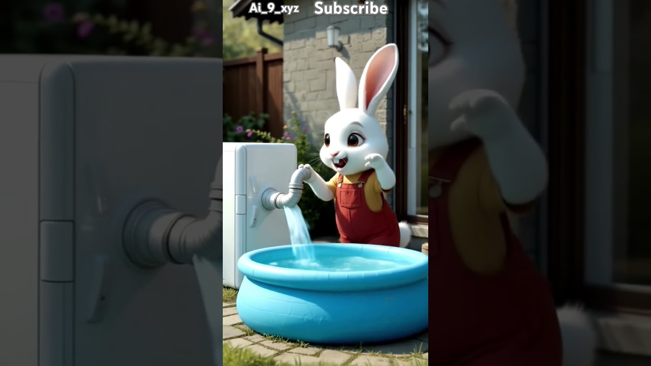 Cat's Tears vs Rabbit's Joy 😭 Magic of a Stolen Pool 