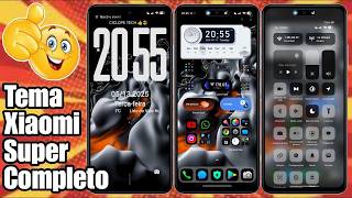 Nova Personalização Tema Xiaomi Ícones Dark e Centro de Controle HyperOs @CiclopeTech