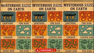 Mysterious Rains On Earth 🌍