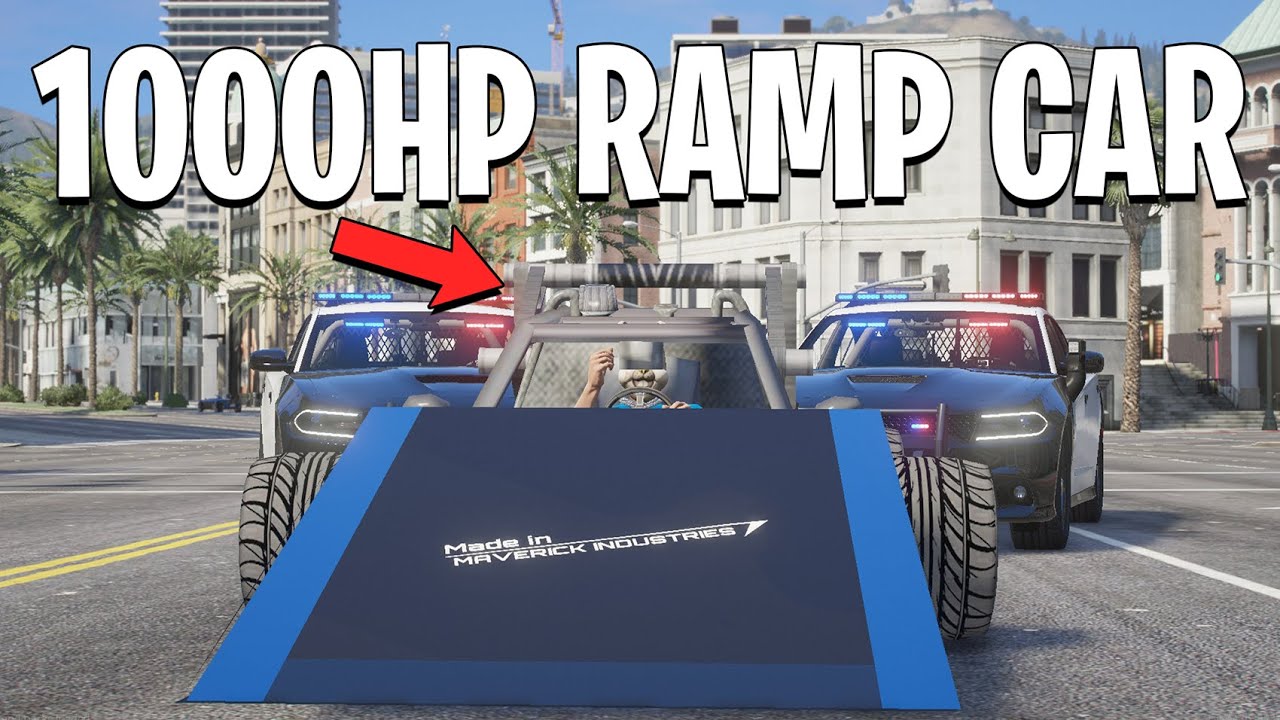 I Spent 100 Hours Running From The Cops In A 1000HP Ramp Car In GTA 5 
